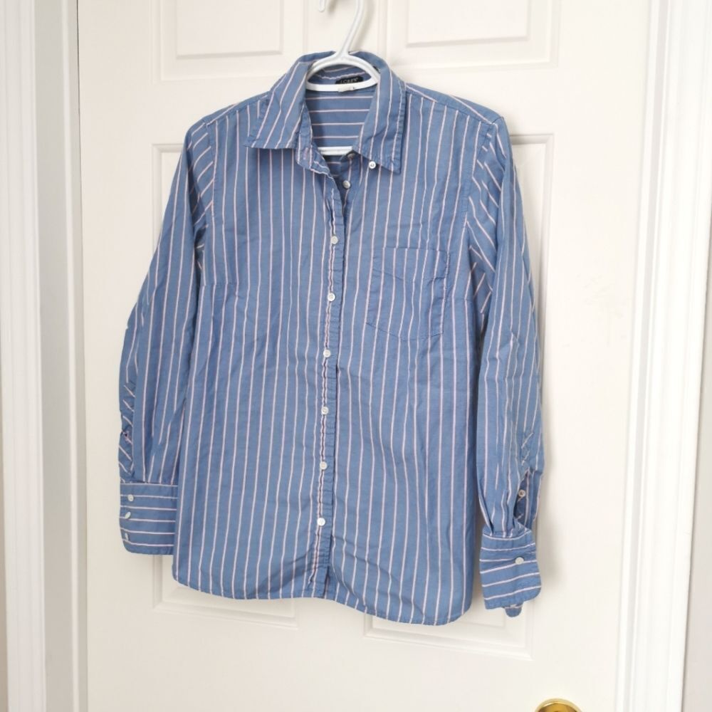 2/$30 J crew Woman's button down shirt size S